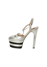 METALLIC ANGEL SANDALS 37