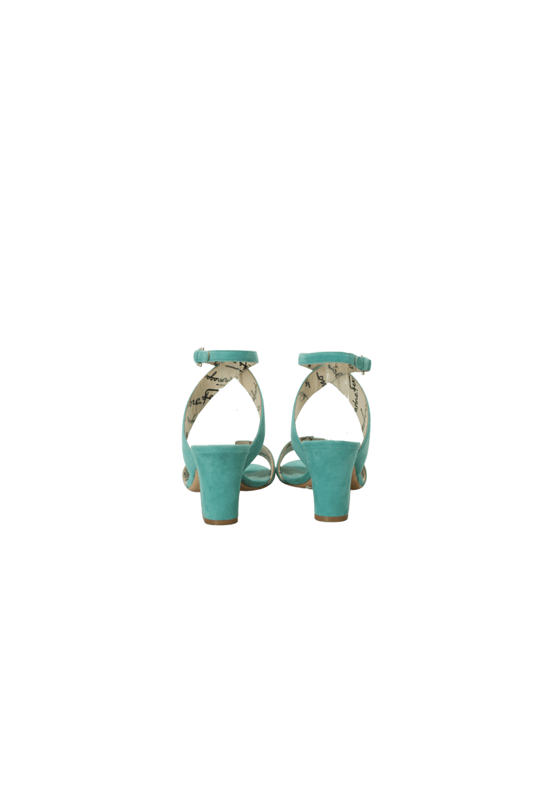 SUEDE SLINGBACK SANDALS 40