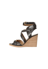 LEATHER SANDALS 36