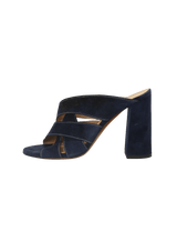 SUEDE SANDALS 36.5