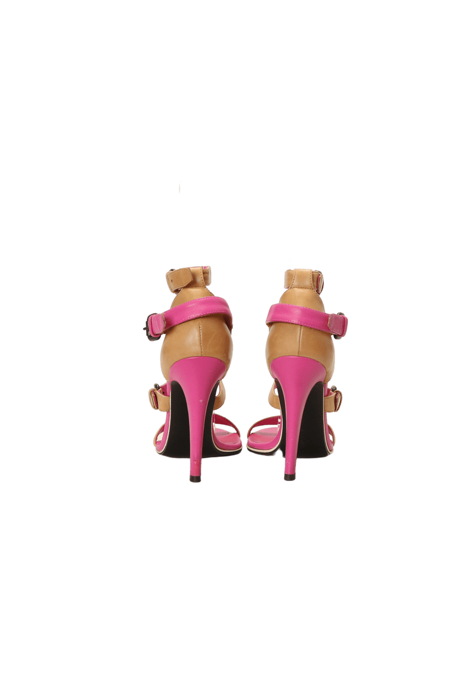LEATHER BICOLOR PUMPS 35