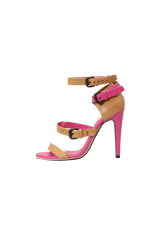 LEATHER BICOLOR PUMPS 35