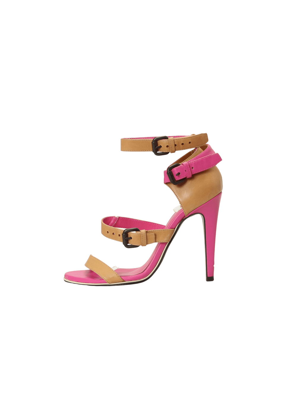 LEATHER BICOLOR PUMPS 35