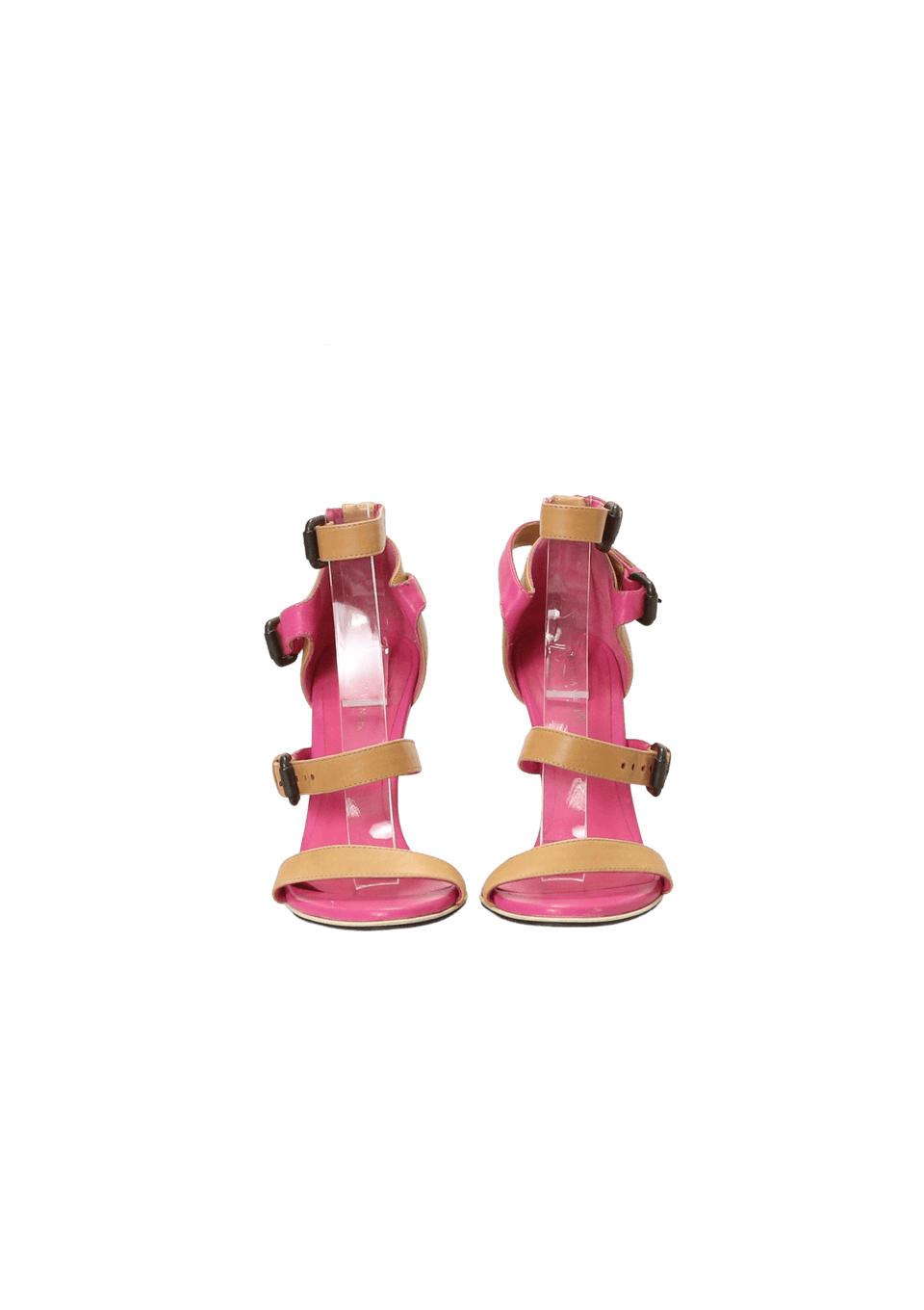 LEATHER BICOLOR PUMPS 35
