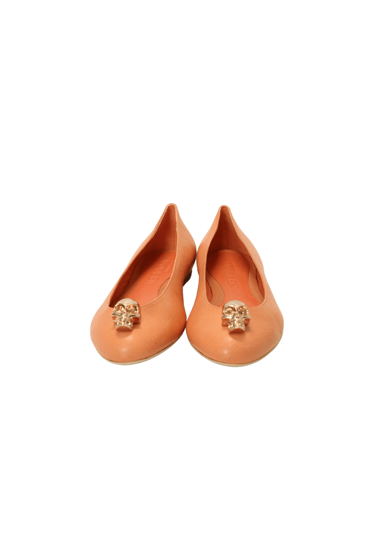 SKULL BALLET FLATS 38