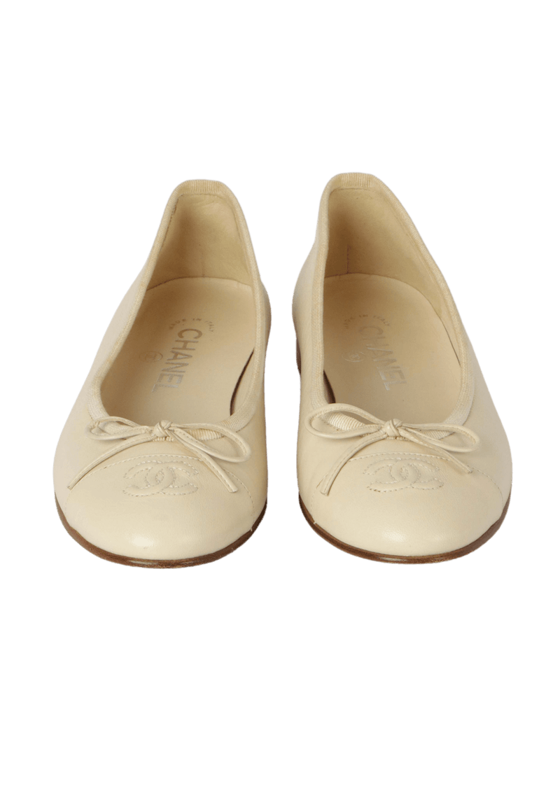 CC CAP TOE BALLET FLATS 35