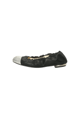 CC CAP TOE BALLET FLATS 35.5