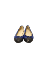 CC CAP TOE BALLET FLATS 36.5