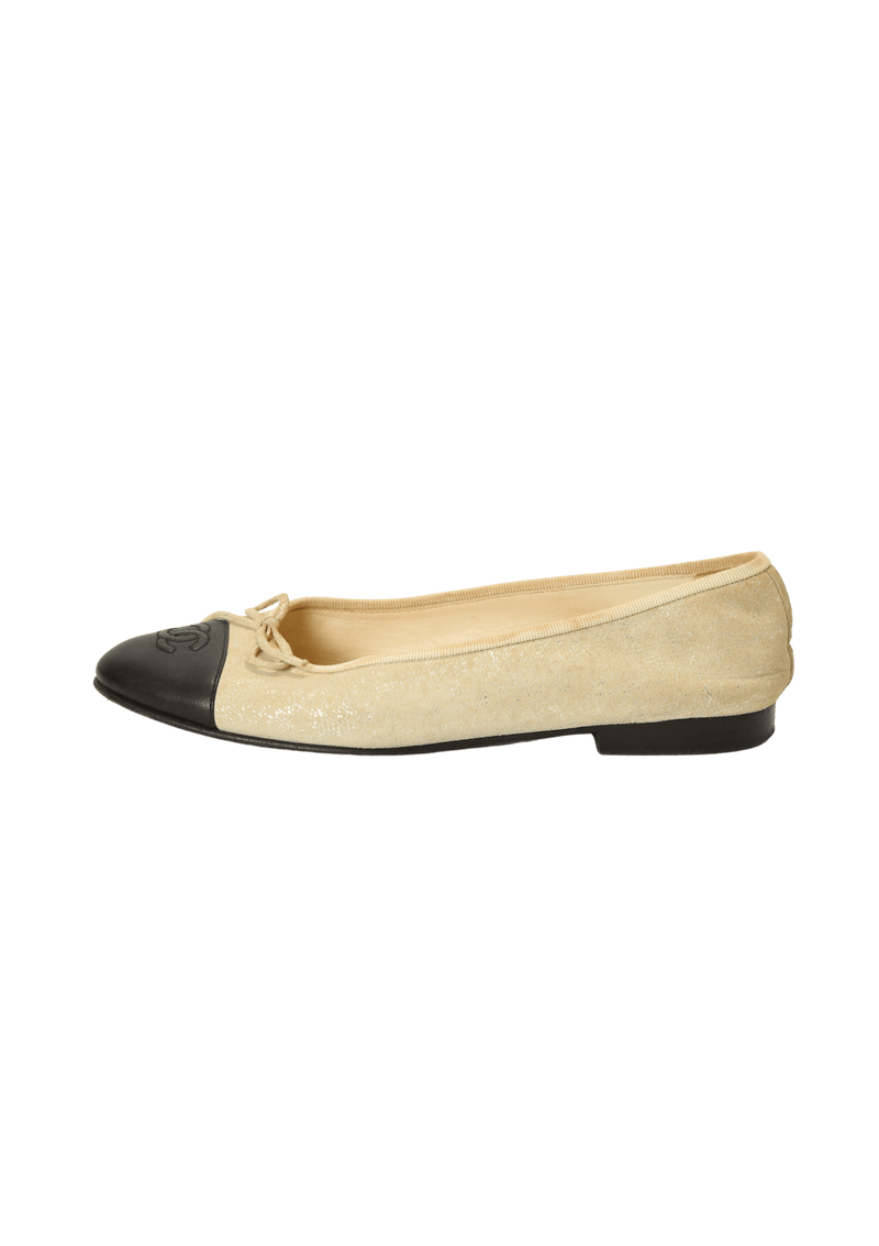 CC CAP TOE BALLET FLATS 35