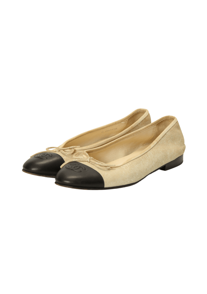 CC CAP TOE BALLET FLATS 35