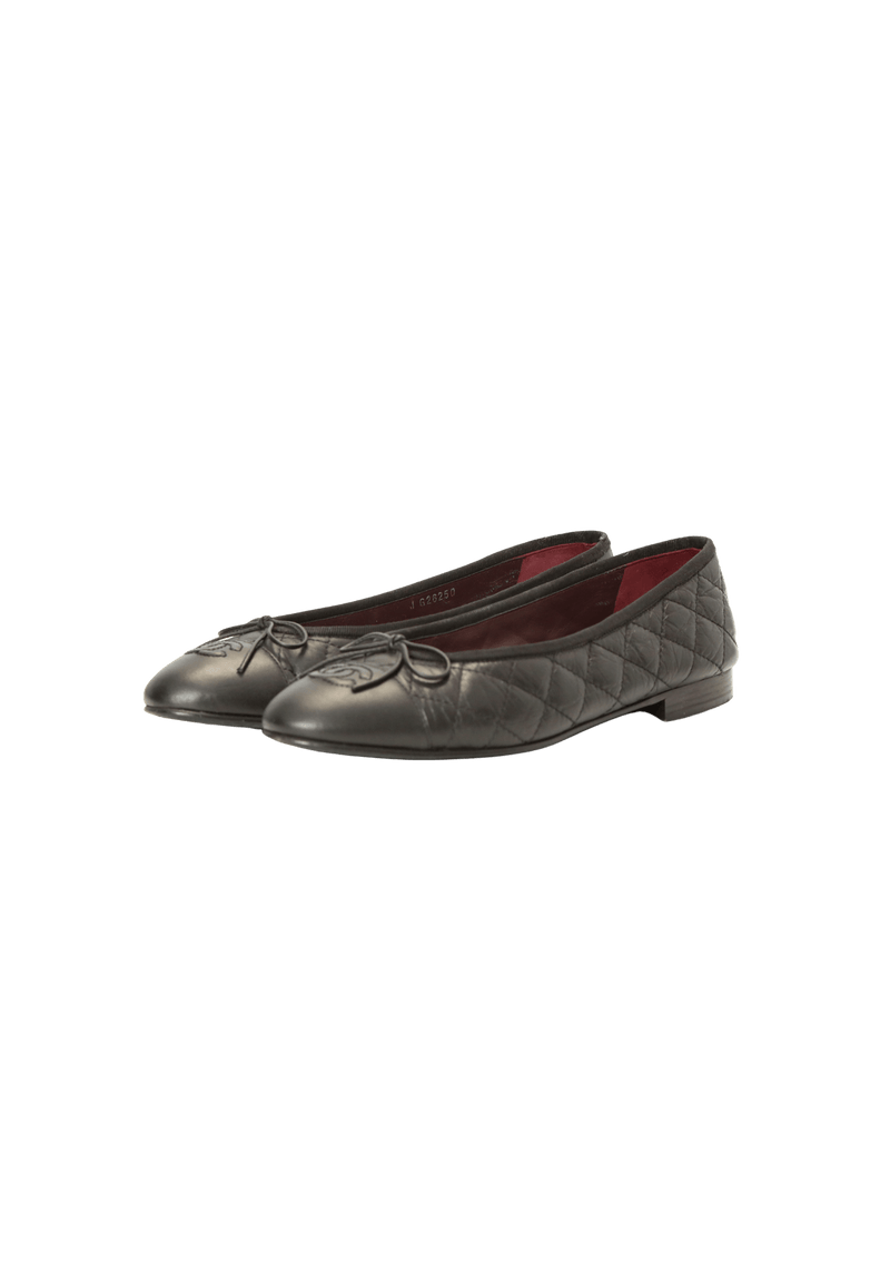 CC CAP TOE BALLET FLATS 36