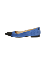 CC CAP TOE GABRIELLE BALLET FLATS 38.5