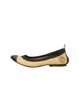 ELASTIC BALLET FLATS 34