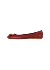 GUCCISSIMA BOW BALLET FLATS 39