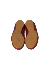 GUCCISSIMA BOW BALLET FLATS 39