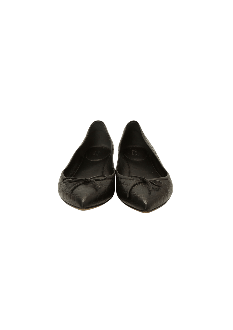 MICROGUCCISSIMA BALLET FLATS 38.5