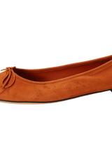 SUEDE BALLET FLATS 38