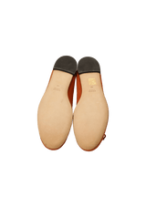 SUEDE BALLET FLATS 38