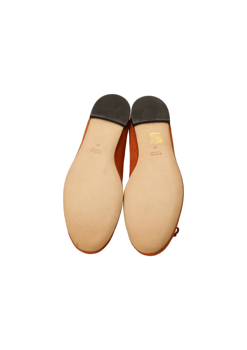 SUEDE BALLET FLATS 38