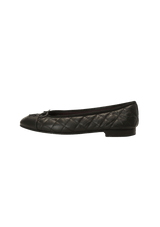 INTERLOCKING CC LOGO BALLET FLATS 36