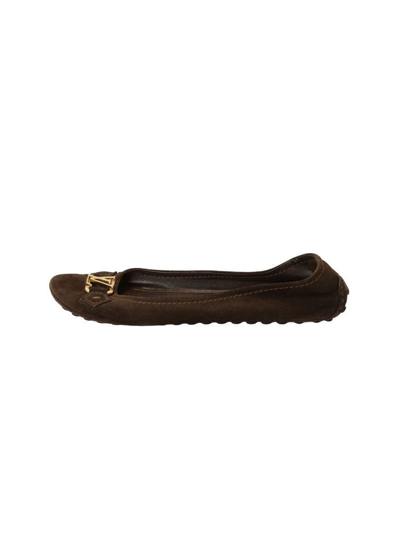 SUEDE BALLET FLATS 35