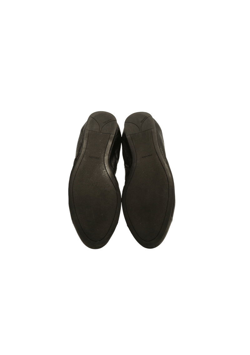 LEATHER BALLET FLATS 35.5