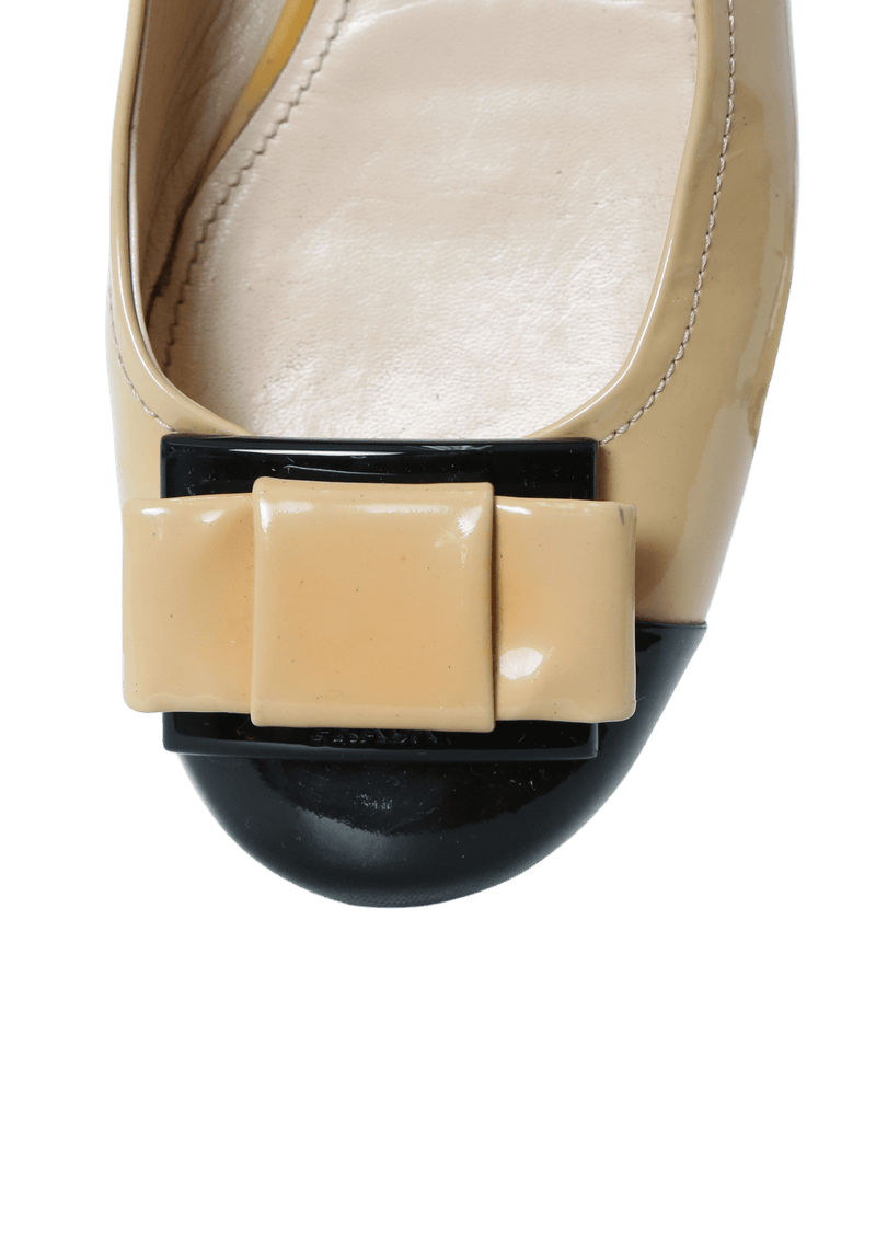 PATENT LEATHER COLORBLOCK PATTERN 36