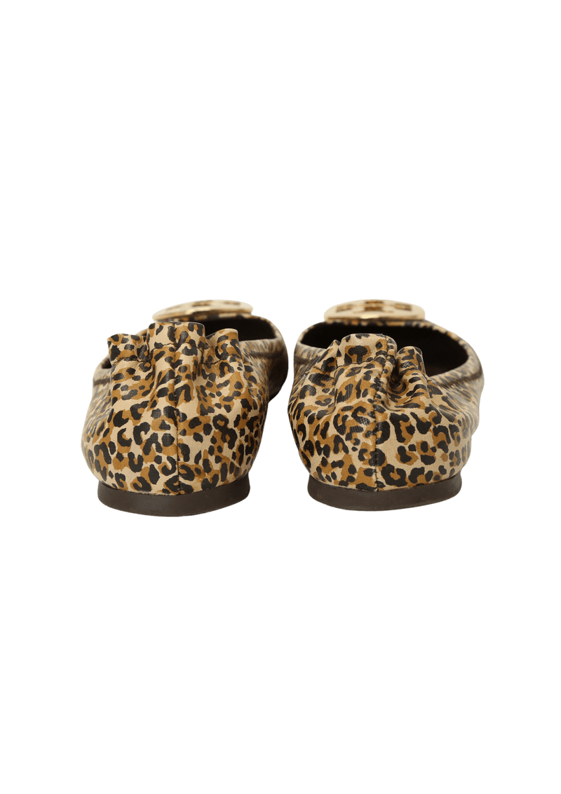 ANIMAL PRINT BALLET FLATS 38.5