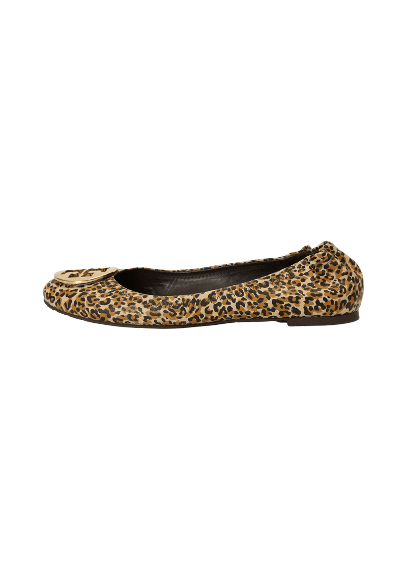 ANIMAL PRINT BALLET FLATS 38.5