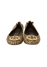 ANIMAL PRINT BALLET FLATS 38.5