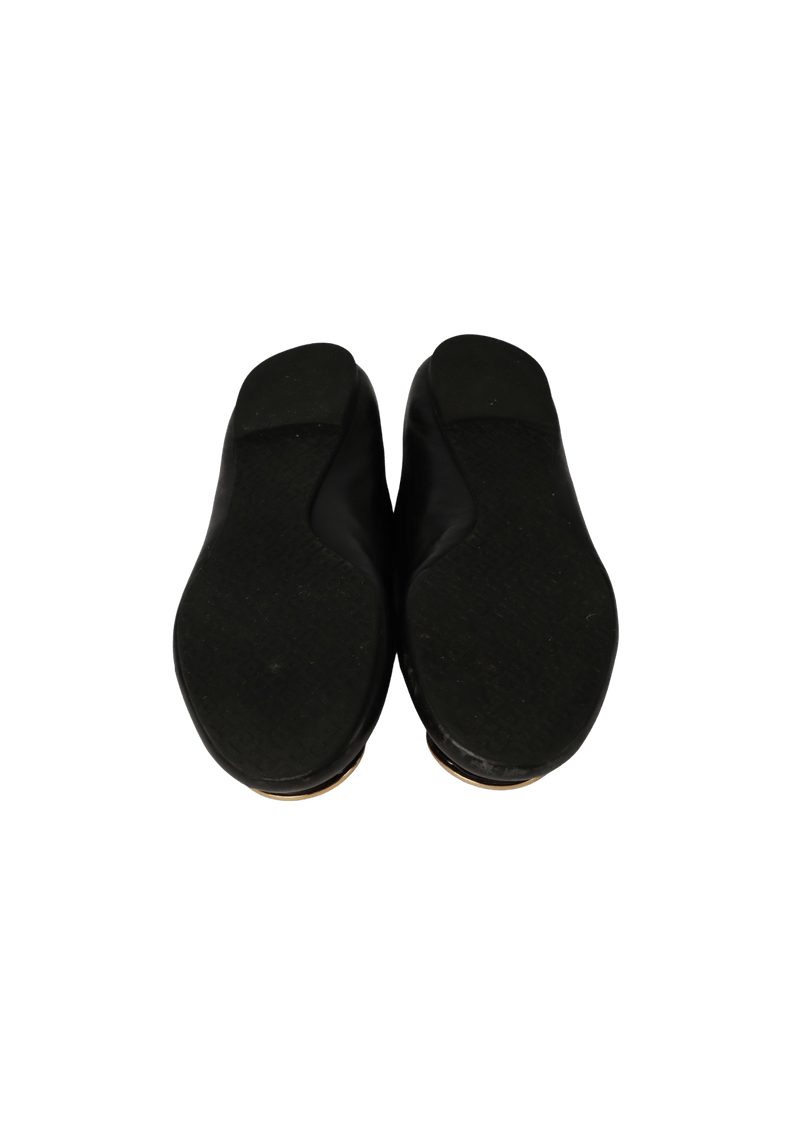 MINNIE SCRUNCH BALLET FLATS 37.5