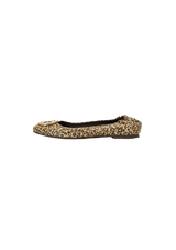 PATENT LEATHER ANIMAL PRINT BALLET FLATS 35