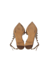 LEATHER ROCKSTUD SLINGBACK FLATS 36.5