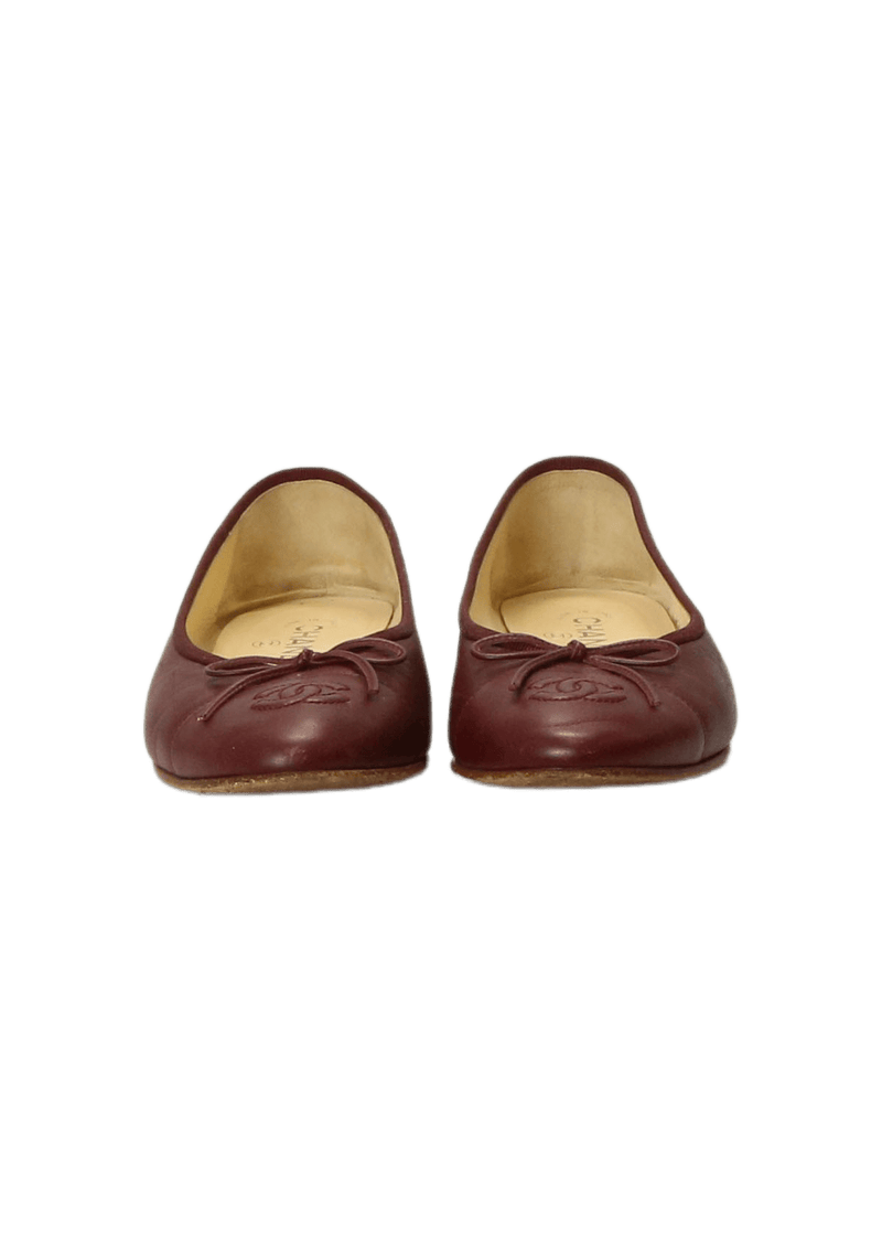 CC CAP TOE BALLET FLATS 36