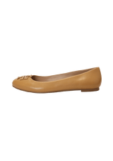 LEATHER BALLET FLATS 36