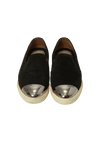 SUEDE CAP TOE SLIP ON 35