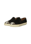 SUEDE CAP TOE SLIP ON 35