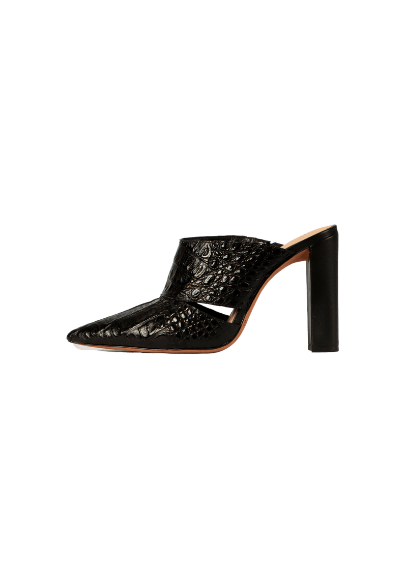 LEATHER MULES 34