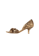 SNAKESKIN PUMPS 35