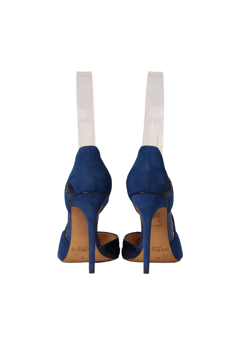 SUEDE PUMPS 36