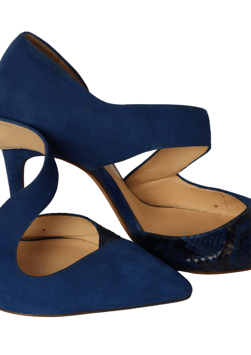 SUEDE PUMPS 36