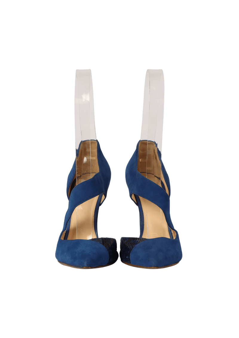 SUEDE PUMPS 36