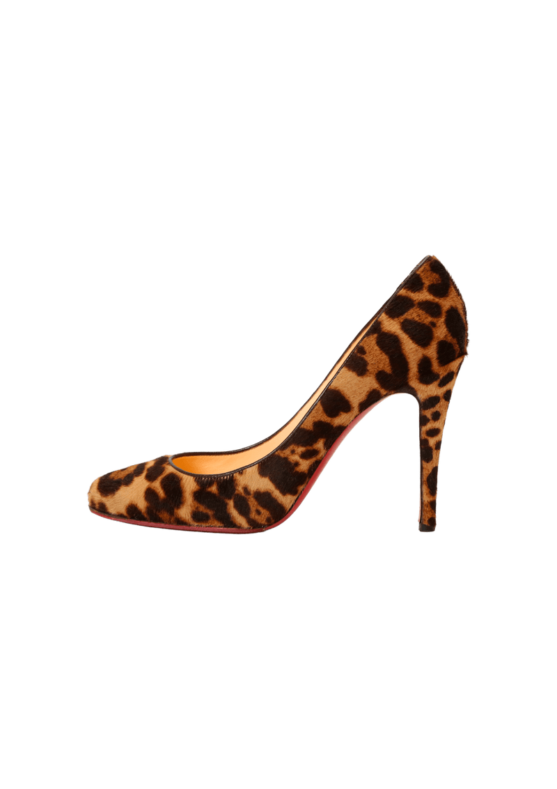 ANIMAL PRINT PUMPS 37.5