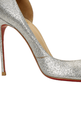 HELMOUR GLITTER PUMPS 36