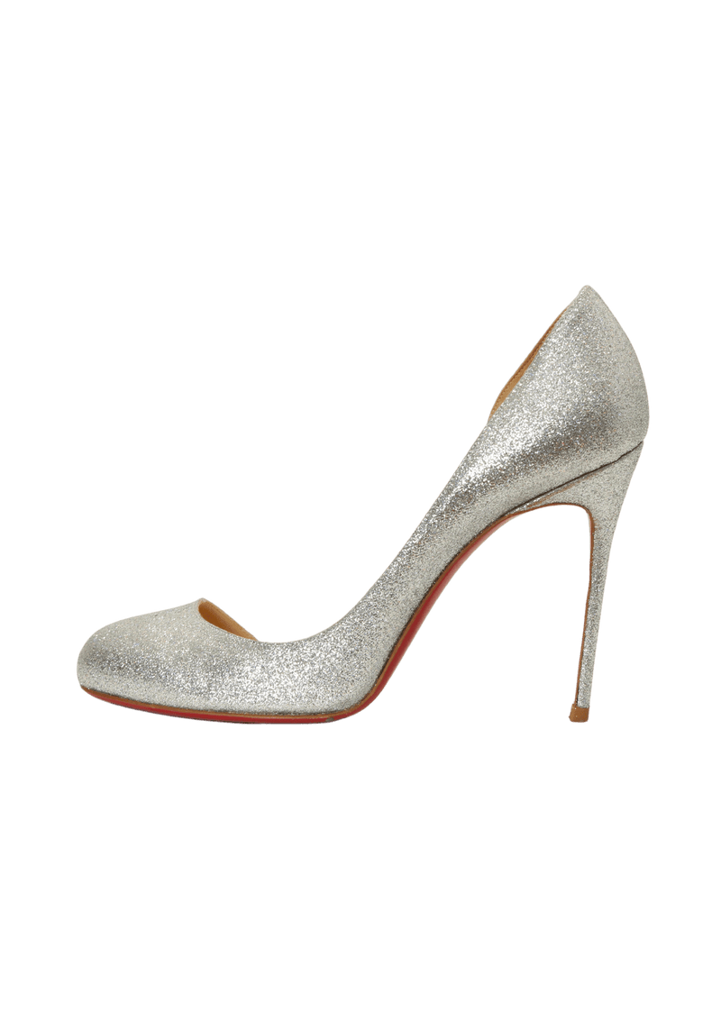 HELMOUR GLITTER PUMPS 36