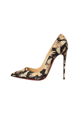 LEATHER PRINTED PUMPS 35