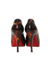 PATENT LEATHER LADY 150 PEEP TOE 36.5