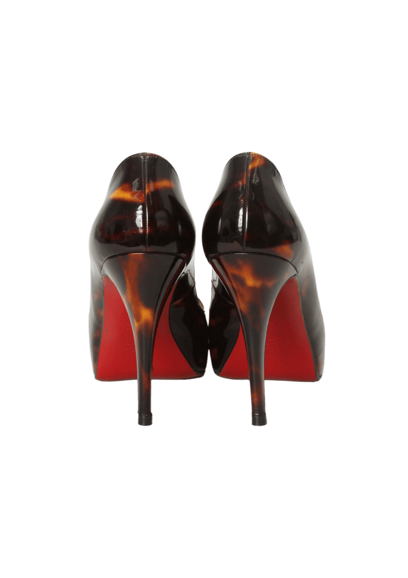 PATENT LEATHER LADY 150 PEEP TOE 36.5