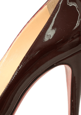 PATENT LEATHER PUMPS 37.5