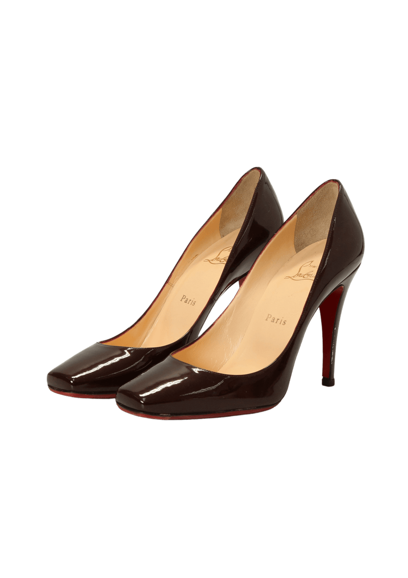 PATENT LEATHER PUMPS 37.5